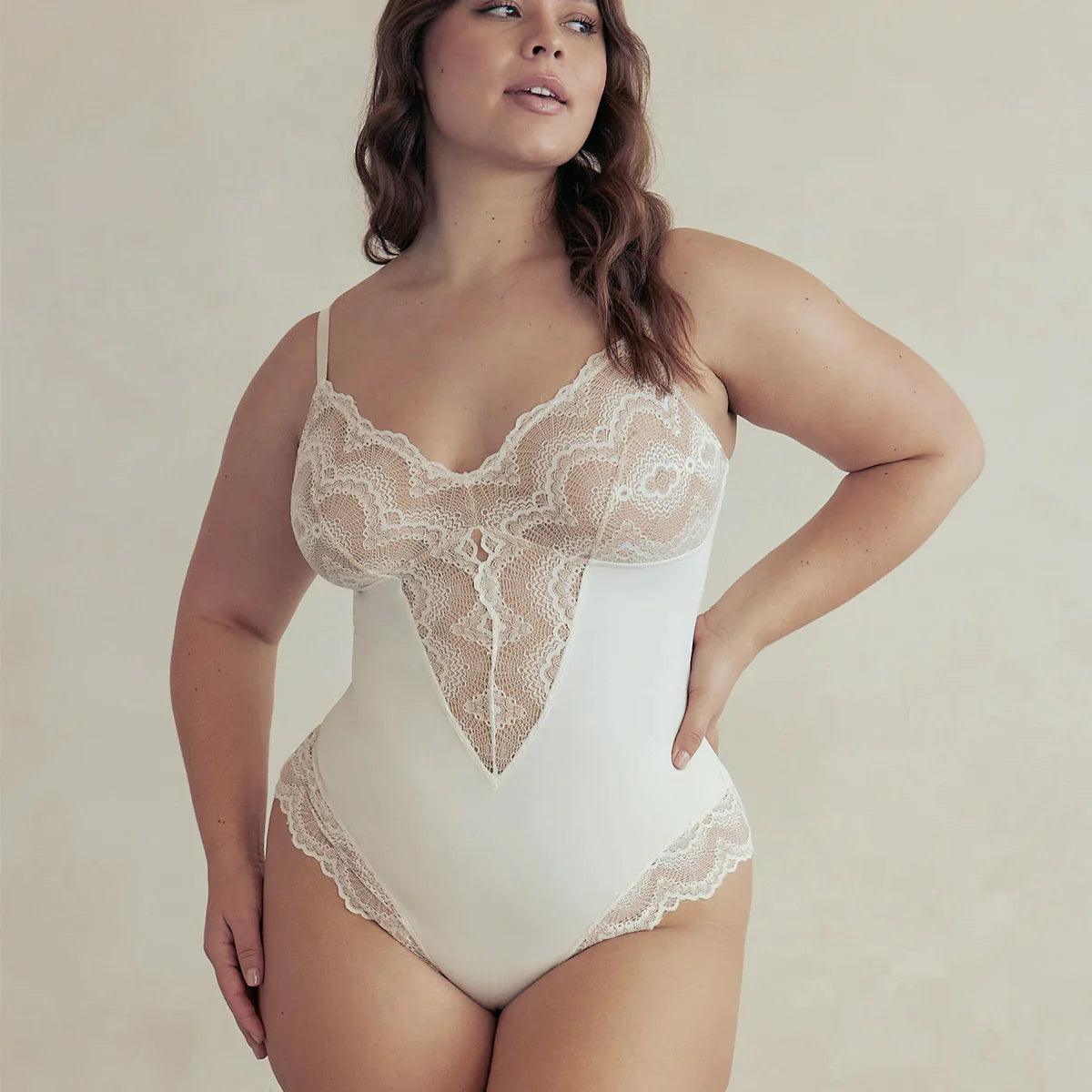 Sveltewear™ Lace Shapewear Bodysuit - Sveltewear