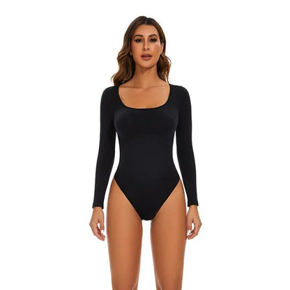 Sveltewear™ - Long Sleeve Shapewear Bodysuit - Sveltewear